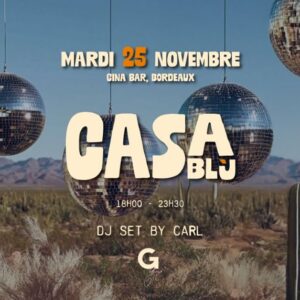 CASA BLU - 25 NOVEMBRE 2025 - A PARTIR DE 18H00