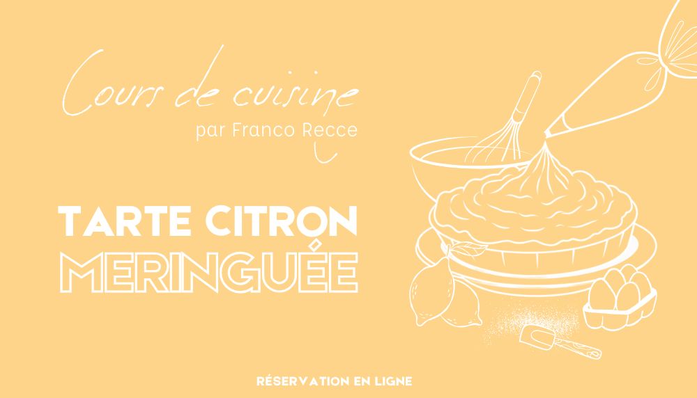 Cours de cuisine tarte citron