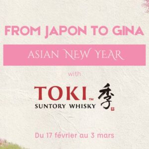 Nouvel An Asiatique avec Toki Suntory whisky