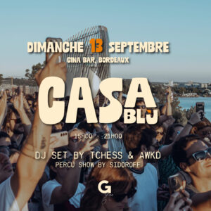 CASA BLù - Dimanche 13 septembre
