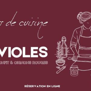 COURS DE CUISINE - ATELIER RAVIOLES : Mezza luna canard confit et confiture d'oignons rouges - Samedi 14 novembre 2026
