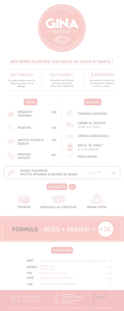 MENU DU MOMENT GINA BOTTEGA 1