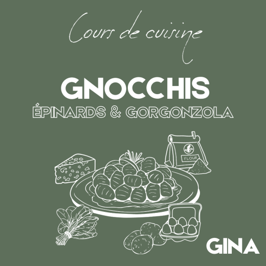 Cours de cuisine special gnocchis - format carré