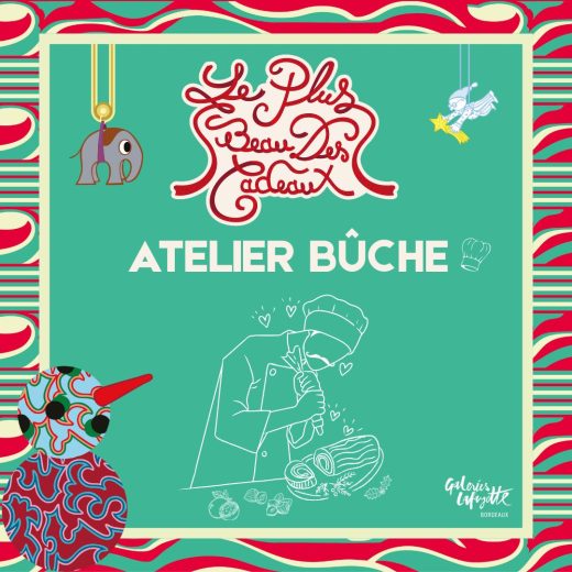 Format carré - atelier bûche