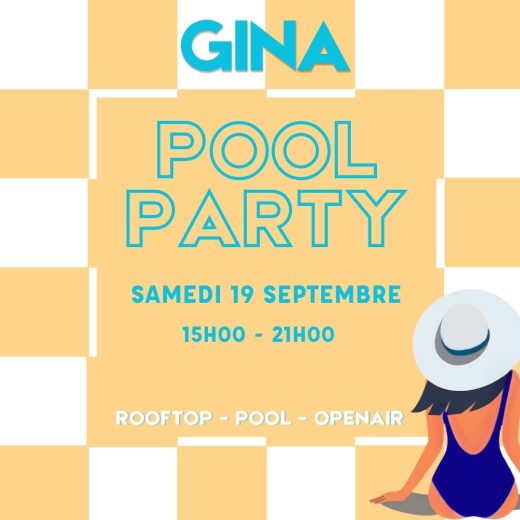 POOL PARTY GINA - 19 SEPT - format carré