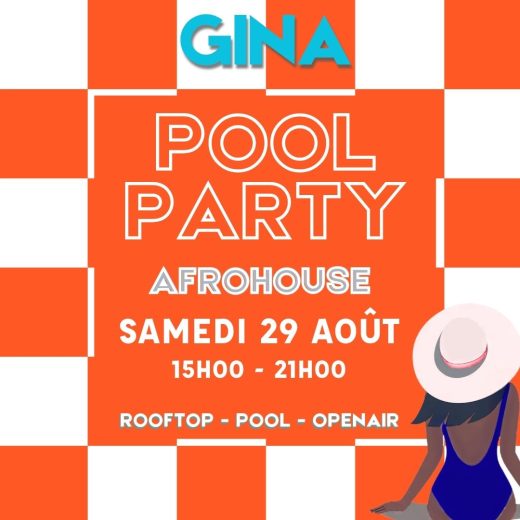 POOL PARTY GINA - 29 août - format carré